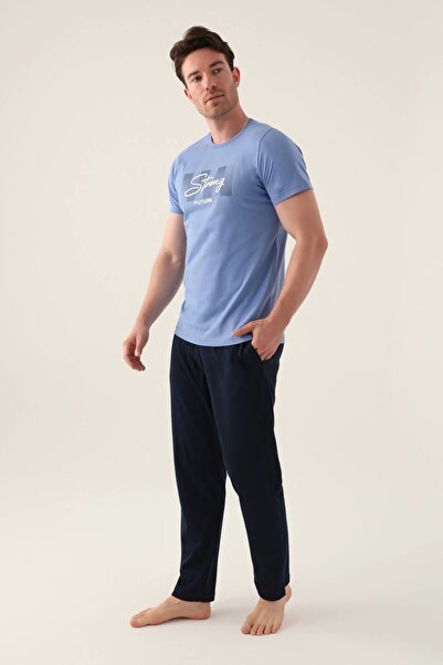 Arnetta Men's Double Suit - Light Indigo