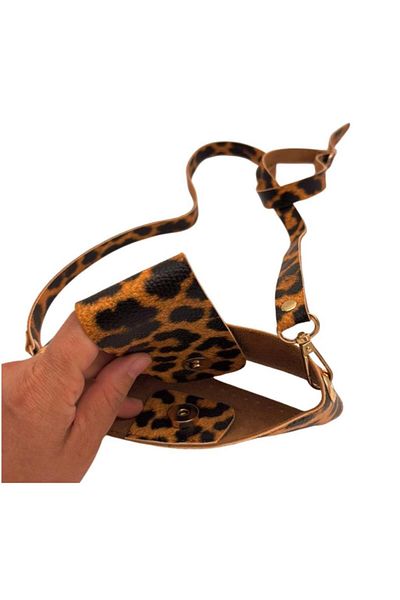 angel çanta aksesuar Angel Bag Accessory Capsule Model Leopard Color Bag Making Set Light Gold Metallic