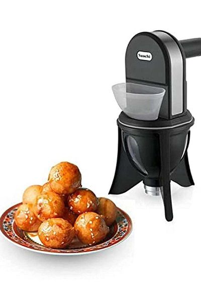 Generic Sweet Dumplings/Luqaimat Maker – 700ml Bowl Capacity, Digital Screen Counter, 3 Dough Balls Dispen