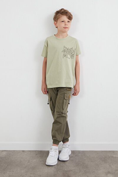 Fulla Moda Μπλουζάκι για αγόρι με στάμπα από 100% βαμβάκι