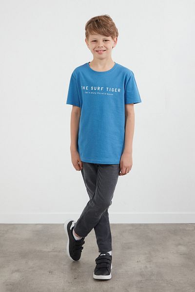 Fulla Moda Tricou pentru băiat 100% bumbac The Surf Tiger Printed