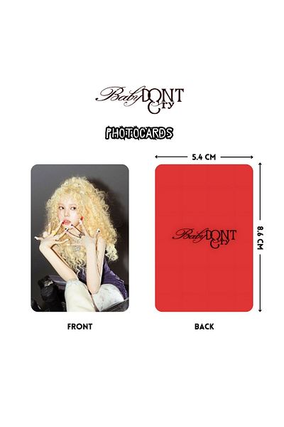 Kpop Dünyasi Baby Dont Cry Photocards