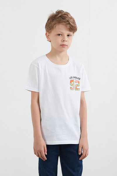 Fulla Moda Tricou pentru băiat cu imprimeu 92 față și spate