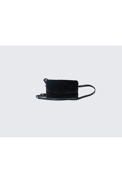 United Colors of Benetton Girl's Black Soft Bag with Adjustable Strap Cover