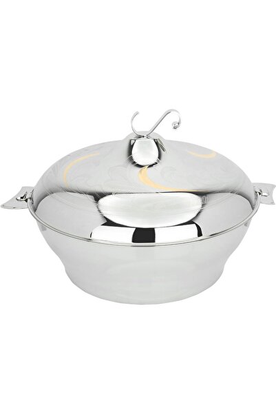 Generic Al Saif Gallery Steel Food Container, 1500 ml - Silver