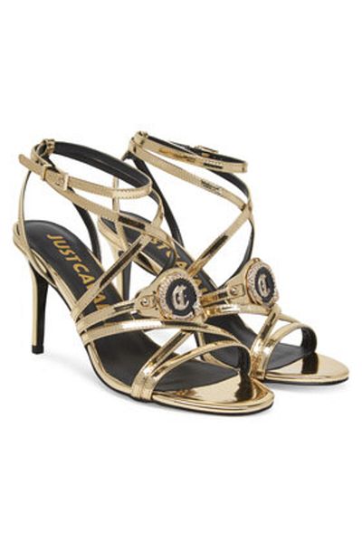 Just Cavalli Women's Sandals gold JUST CAVALLI-78RA3S34 ZS984 929 GOLD LUCIDO