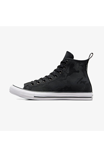 Converse Chuck Taylor All Star Unisex Μαύρο Δερμάτινο Sneakers