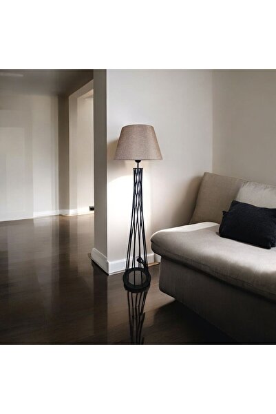 Ömür Avize deniz siyah ayak konik lambader