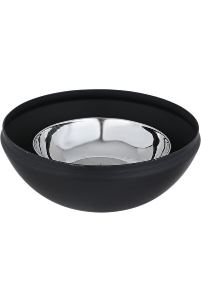 Alsaif Gallery steel incense burner, 11 x 11 x 10.5 cm - black gold