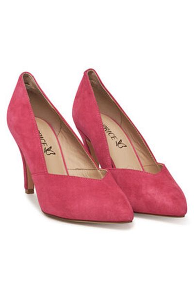 Caprice Pantofi cu toc înalt roz pentru femei CAPRICE-9-22401-42 594 PIELE ÎNTOARSĂ ROZ