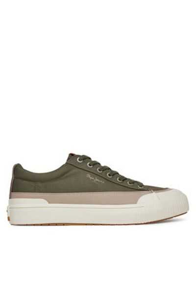 Pepe Jeans Teniși bărbați multicolori PEPE JEANS-PMS31075 716ARMY GREEN