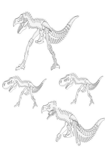 Mara Store 3D T-REX Puzzle