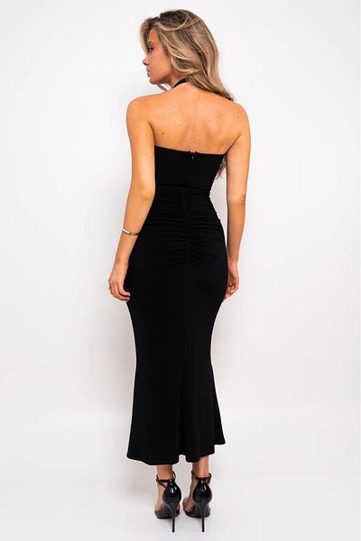 MAYHOŞ BUTİK Women's Rose Accessory Dress