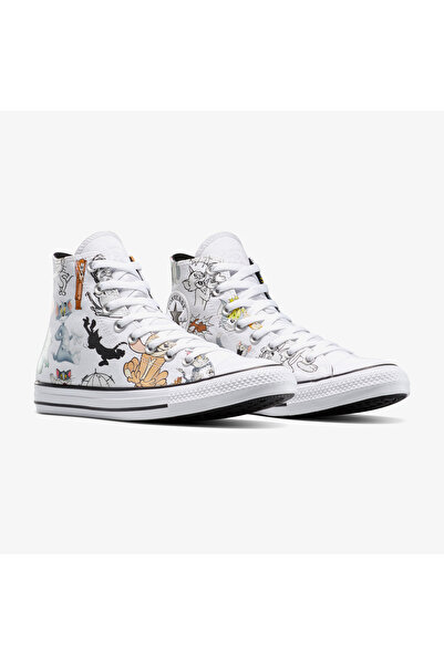 Converse x Tom & Jerry Chuck Taylor All Star Unisex Beyaz Sneaker