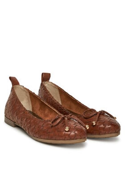 Marco Tozzi Women's Ballerinas brown MARCO TOZZI-2-22101-44 305 COGNAC