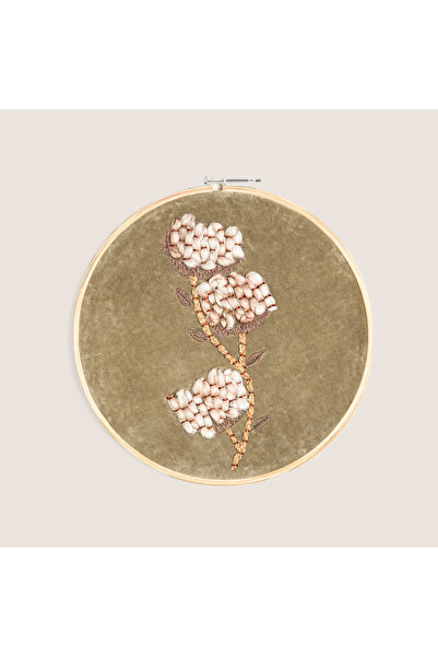 Chakra Grena Kasnaklı Duvar Dekoru Yeşil