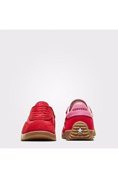 Converse Run Star Trainer Unisex Kırmızı Süet Sneaker