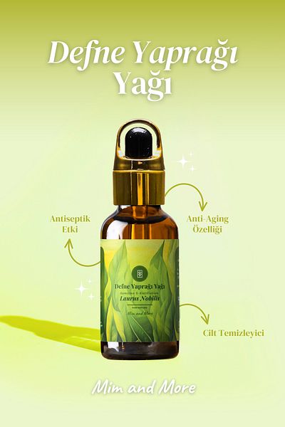 Mim and More Bay Leaf Oil - 100% Natural Essential Oil, 10 ml