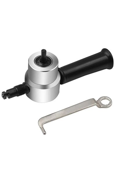 Choice Set A Adjustable Metal Sheet Cutter Double Head Iron Nibbler Cutting Tool Electric Drill Attachment
