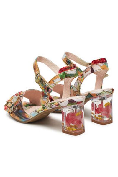 LAURA VITA Sandale damă multicolore LAURA VITA-LUCIEO 25 ROUGE