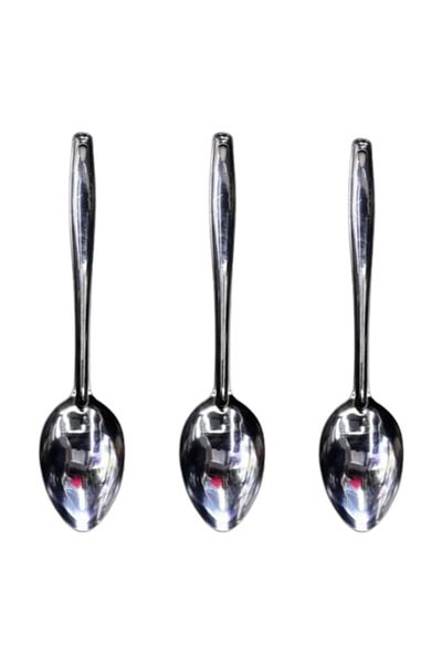 Blusmart Set 3 linguri pentru sos, Metal, Argintiu