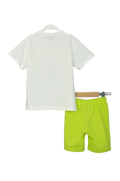 ww waka waka kids store Set tricou și pantaloni scurți pentru băiat cu imprimeu skateboard