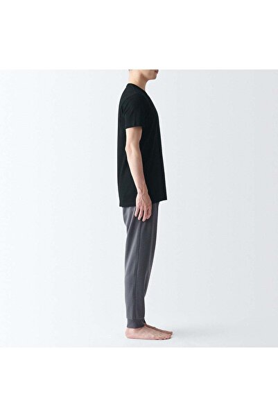 Muji Side Seamless Cotton V Neck T-Shirt, 2 Pcs