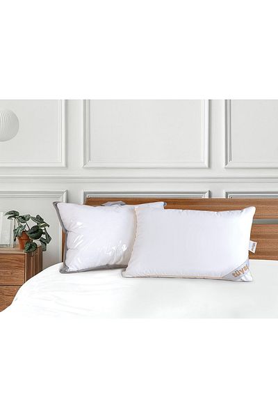 Tüyaş Goose down Pillow -Premium.50X70 Cm.1 Piece (15% Loss) 100%, Non-Sweating, Heat Balancing, Sleeping Pillow