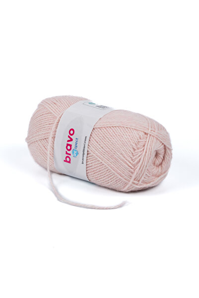 Bravo خيط كلاسيكي من القطن الأكريليك من ريسبكت، 100 جرام، 230 متر، بودرة (رمز اللون: 59)
