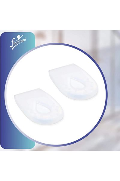 Flamingo Premium Silicone Heel Spur Cushion Pair Large (L)