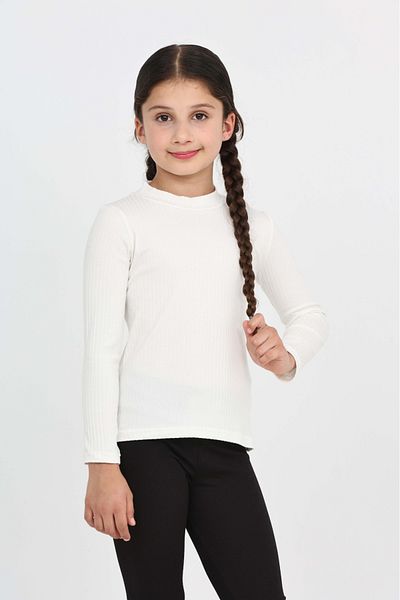 Toontoy Girl's School Turtleneck T-Shirt