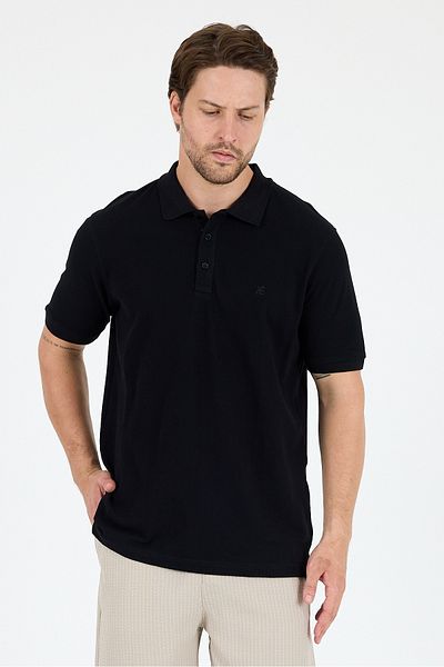 Rodi Men's Polo Neck Short Sleeve T-Shirt – 95% Cotton 5% Elastane – Flexible, Stylish and Comfortable Men's T-Shirt 0001