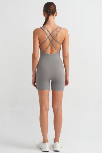 COMEUP Shorts Jumpsuit Desert Gray