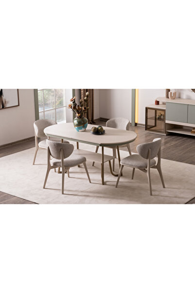 CaddeYıldız Denrose Yemek Masası Takımı