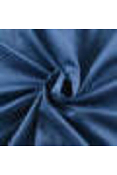 Comfy 3Pcs King Size Flat Cotton Bedsheet set - Dark Blue