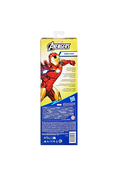 Marvel Avengers Titan Hero Iron Man Action Figure Red and Gold 30cm HMAE78735X0