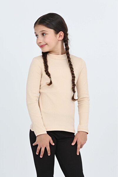 Toontoy Girl's School Turtleneck T-Shirt