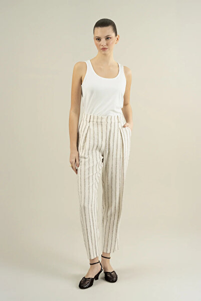 IDYL STRIPED CARROT PANT