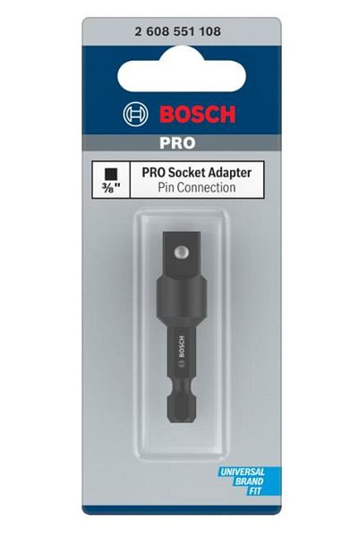 Bosch Impact Socket Bit Adapter Hex 3/8"