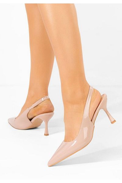 B T Shoes Pantofi slingback Laurina nude