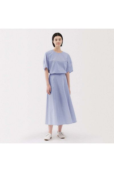 Muji بلوزة كول تاتش بأكمام قصيرة