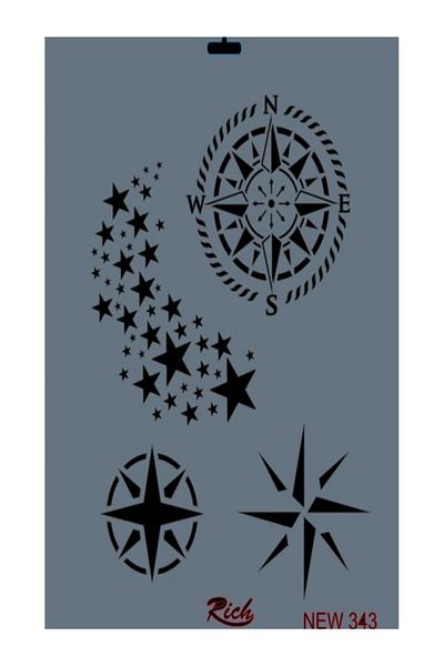 Rich Stencil New Series 343 25X35