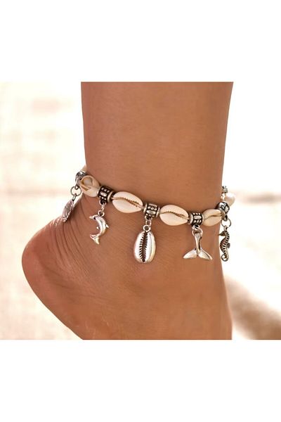 REDz Accessories Boho Ocean Style Bracelet, Marine World Pendants, Adjustable