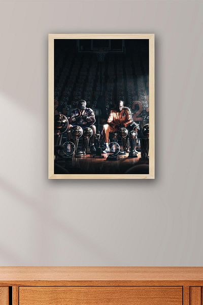 Saturn Pictură înrămate Kobe Bryant - Pictură poster NBA de baschet