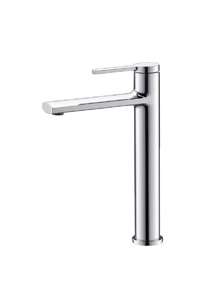 AQUADROP Elegant and Modern Design Hot and Cold Basin Mixer Faucet Chrome