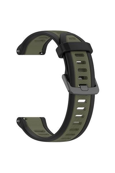 SKYDDAR INNOVATION Silicone Strap for Huawei Watch GT 2 /GT 2 Pro/GT 3 Pro /Ultimate, Xiaomi Watch S1, W053 - Khaki
