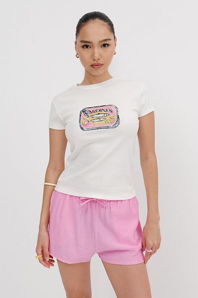 Addax Crew Neck Printed T-Shirt P10471