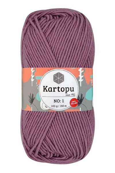 Kartopu K1763 No-1 Yarn – 100g, 160m, Pink