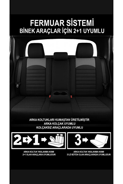 Galaxy Nissan Pulsar Compatible Nice Plus Series Auto Seat Cover