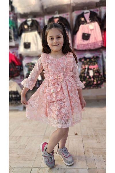 GAZALEH Lace Girls Children Dress